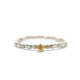 Mini Solitaire Ring with Yellow Diamond