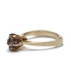 Diamond Claw Ring - Brown