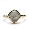 Gold Ring with Moonstone