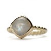 Gold Ring with Moonstone